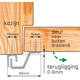 SecuStrip Plus buitendraaiend 0-6mm 2300mm Epoxy primer
