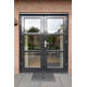 SecuStrip Plus buitendraaiend 0-6mm 2300mm zwartgrijs