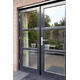SecuStrip Plus buitendraaiend 0-6mm 2300mm zwartgrijs