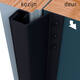 SecuStrip Plus buitendraaiend 7-13mm 2300mm zwartgrijs