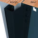 SecuStrip Plus buitendraaiend 14-20mm 2300mm zwartgrijs