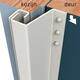 SecuStrip Plus buitendraaiend 14-20mm 2300mm creme ral 9001