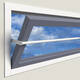 SecuBar Valraambeveiliging set in de dag 90-145cm wit
