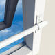 SecuBar Twist Staal set op de dag wit 99cm