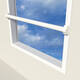 SecuGuard Doorvalbeveiliging  set op de dag wit 129cm