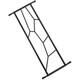 SecuBar Deco 2 op de dag Blackline 250x825mm