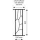 SecuBar Deco 2 op de dag Blackline 250x825mm