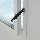 SecuMax Raamuitzetter binnendraaiend Blackline