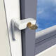 SecuMax Raamgrendel afsluitbaar wit