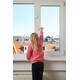 SecuMax Draaikiep raam grendel wit