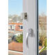 SecuMax Draaikiep raam grendel wit