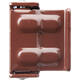 SecuMax Draaikiep raam grendel bruin