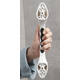 SecuCare Wandbeugel Curve 32 cm wit