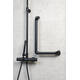 SecuCare Wandbeugel 90 graden 60x30 Li/Re zwart mat