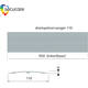 SecuCare Drempelvervanger 11cm, L 95 cm  blank geanodiseerd