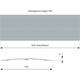 SecuCare Drempelvervanger 14cm, L 95 cm blank geanodiseerd