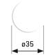 SecuCare Anti slip sticker rond 35mm, transparant (32)