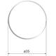 SecuCare Anti slip sticker rond 35mm, wit (32)