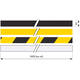 SecuCare Anti slip sticker op rol, 50x3000mm, zwart/geel
