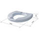SecuCare Toiletverhoger comfort kussen, blauw