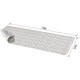 SecuCare Badmat 74x34cm wit