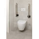 SecuCare Toiletbeugel opklapbaar Premium RVS Chroom, 70cm