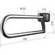 SecuCare Toiletbeugel opklapbaar Premium RVS Chroom, 70cm