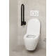 SecuCare Toiletbeugel opklapbaar Premium Zwart, 70cm