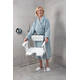 SecuCare Douchestoel Quattro met uitsparing incl rug en arm