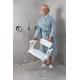 SecuCare Douchestoel Quattro comfort kussen blauw