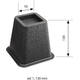 SecuCare Bed / Meubelverhoger 13cm zwart