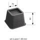 SecuCare Bed / Meubelverhoger 8 / 13 / 21cm zwart
