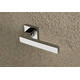 Olivari deurkruk Planet Q + vierkant geveerde rozet 51x5mm met nokken en doorgaande bevestiging Chroom