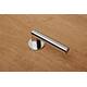 Olivari deurkruk Euclide + ronde geveerde rozet 51x5mm met nokken en doorgaande bevestiging Chroom