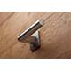 Olivari deurkruk Euclide Q + vierkant geveerde rozet 51x5mm met nokken en doorgaande bevestiging Chroom mat