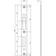 Sluitplaat 265x28  D+N vlak 4000 serie