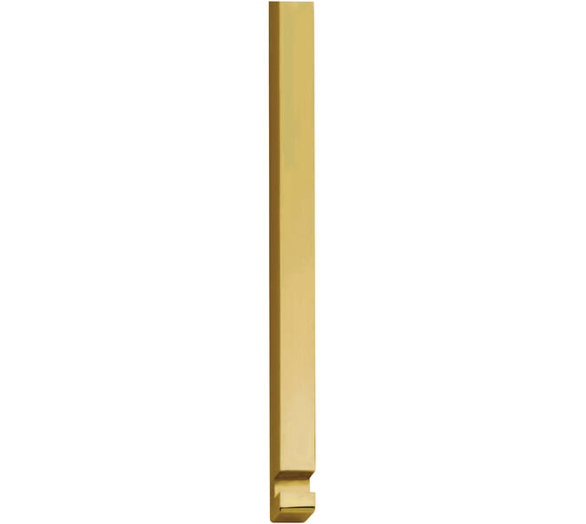 Stangenset tbv pomp-espagnolet 125cm messing ongelakt
