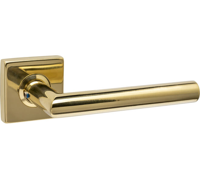Gatdeel Jura op rozet verdekt 53x53X10mm PVD messingkleur