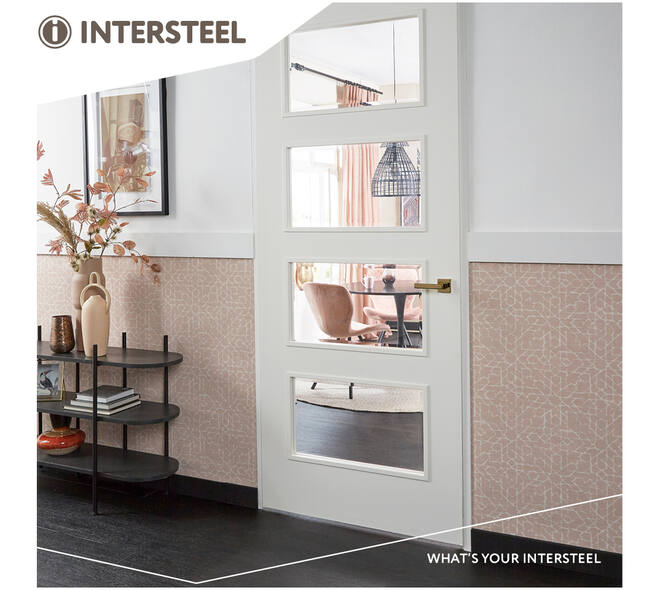 Deurkruk Hera op rozet verdekt 55x55x10mm met nokken PVD messingkleur