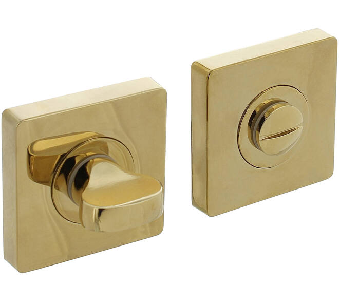 WC-sluiting verdekt 55x55x10mm met nokken en stift 7x7mm PVD messingkleur
