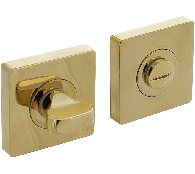 WC-sluiting verdekt 55x55x10mm met nokken en stift 8x8mm PVD messingkleur