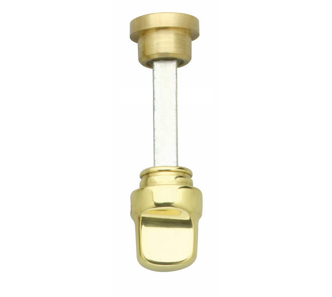 WC-olive los 8mm verlengd messing gelakt