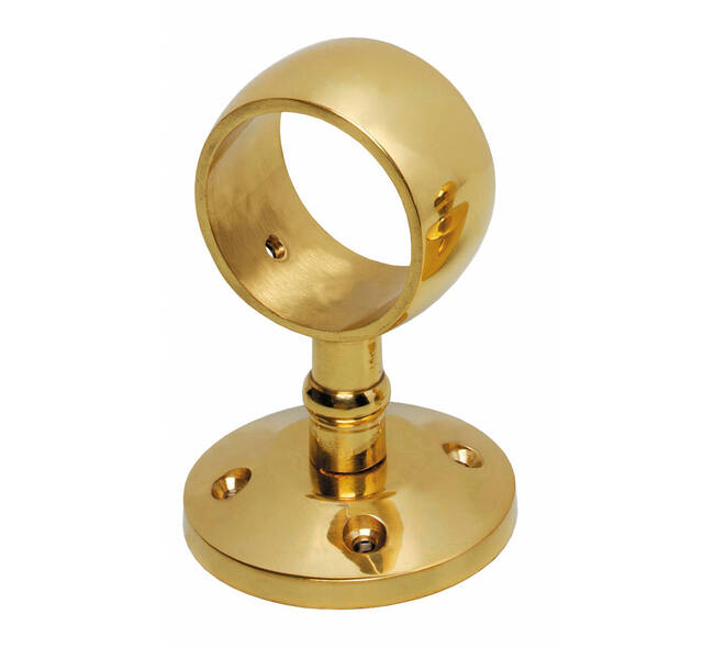 Leuning/touwoog messing gelakt