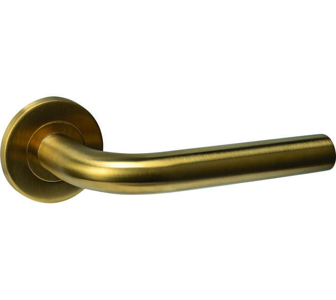 Gatdeel rechts Q 02 op rozet verdekt ø52x6mm PVD messing mat
