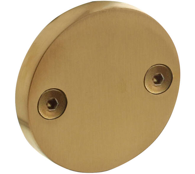 Afdekrozet ø55x8mm PVD messing mat