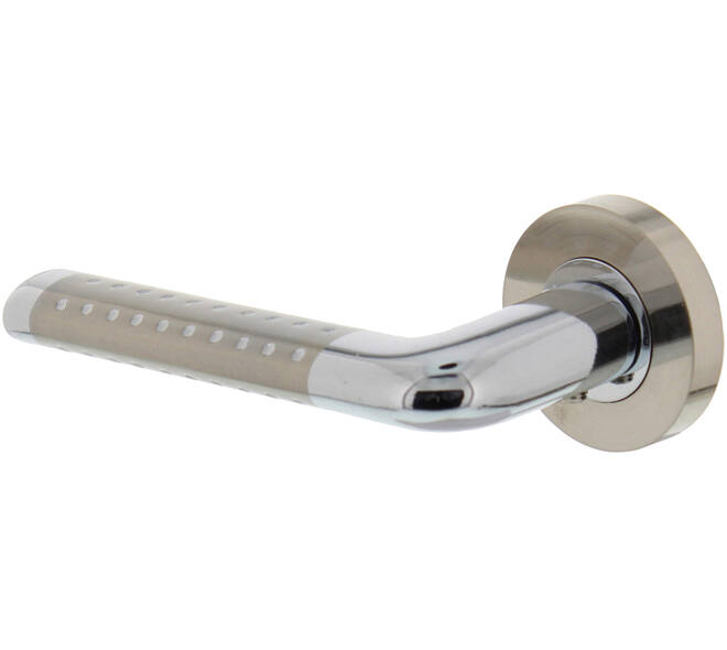 Gatdeel links Marion op rozet verdekt ø52x10mm met nokken chroom/nikkel mat