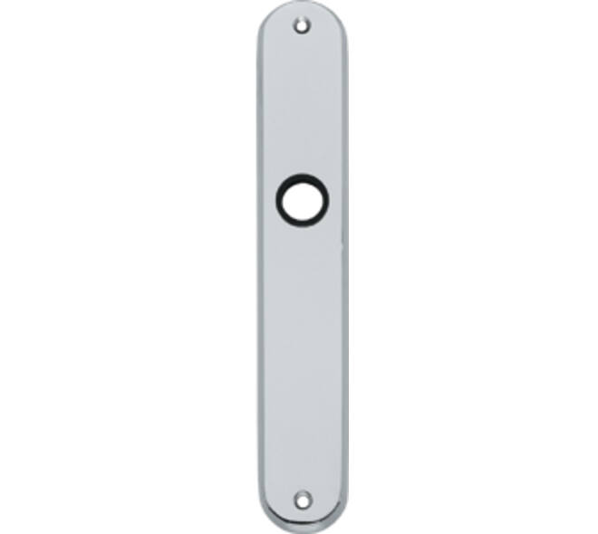 Schilden ovaal 236x37x9mm profielcilindergat 72mm chroom