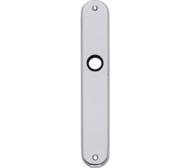 Schilden ovaal 236x37x9mm wc 78/8mm chroom