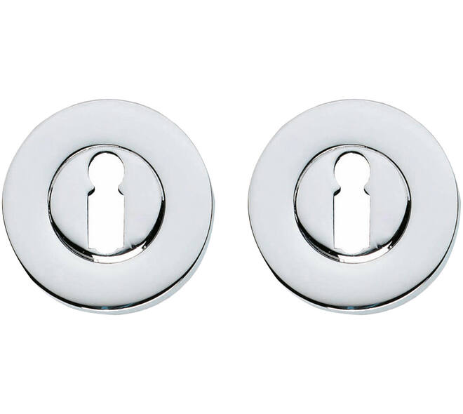 Sleutelrozetten verdekt ø50x8mm chroom