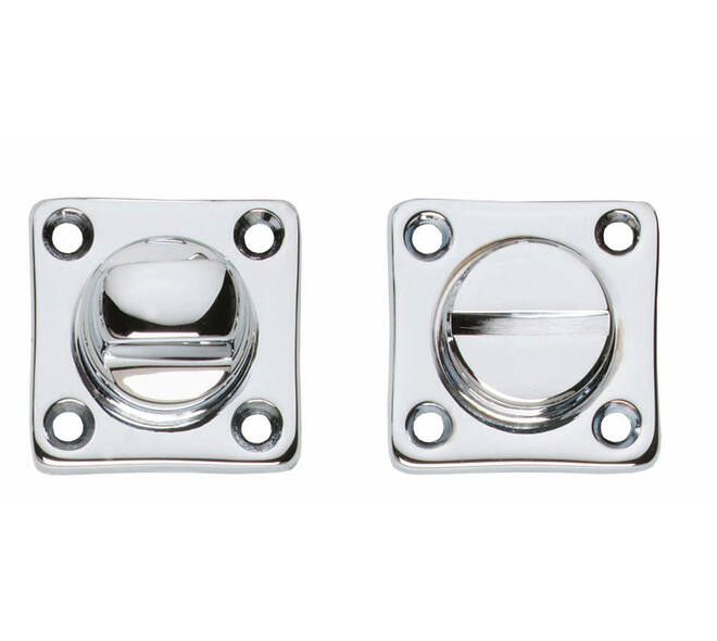 WC-sluiting 38x38x5mm met stift 8x8mm chroom